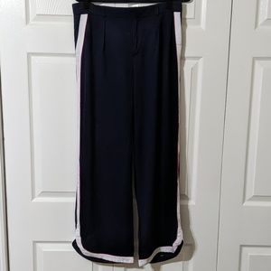 Wide Leg Tuxedo Pants